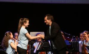 KONCERT ORKESTROV GLASBENE ŠOLE 21 FOTO LJUBO VUKELIČ